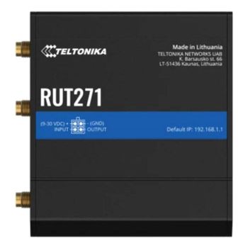 Router Teltonika RUT271 4G LTE 100 Mbps WiFi 4 Industrial Negro