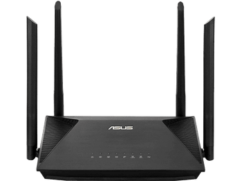 Router - ASUS RT-AX53U, 1800 Mbps, MU-MIMO, Doble Banda, WiFi 6, Negro