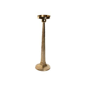 Portavela Aluminio 18,5x18,5x64,5 Dorado