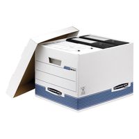 fellowes bankers box caja de archivo y almacenamiento a4folio 404 x 335 x 292 mm 10 unidades