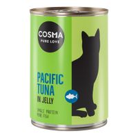 cosma original in jelly saver pack 12 x 400g - pacific tuna