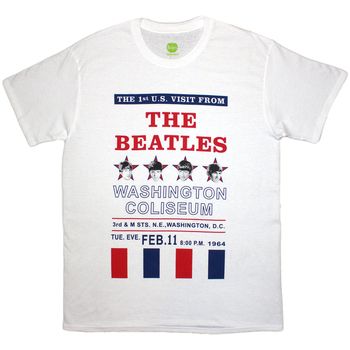 The Beatles Camiseta manga larga Washington Coliseum 64 para hombre