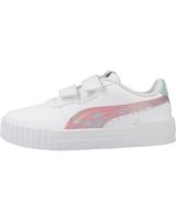 de puma puma carina 30 space belle v - zapatillas casual ninas con velcro blanco white
