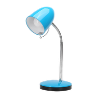 aigostar lampara de escritorio retro de metal flexo escritorio sin bombilla lampara de mesa compatible con led bombillas modelo e27 max 240v lampara lectura para leer trabajar estudiar azul