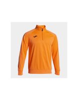 sudadera joma faraon hombre naranja fluor media cremallera