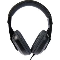 thomson  auriculares hed 2206 auriculares de diadema con banda ajustable cable de12m aislamiento del ruido almohadillas suave sensibilidad 92dbnegro