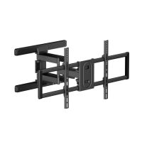 soporte tv equip 650348 43-100 movimiento completo inclinable giratorio pared negro