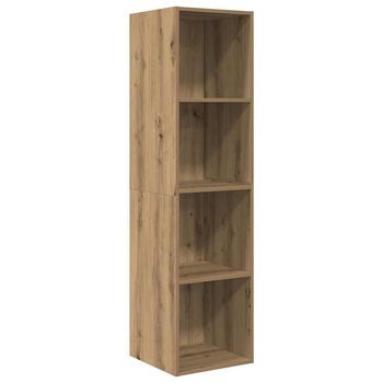 Conjunto De Mueble De Tv | Mueble De Salón | Gabinete De Tv Roble Artesanal 37 X 37 X 142,5 Cm