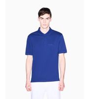 ax armani exchange para hombre xm001286af10366ub131 polo post azul m casual algodon manga corta
