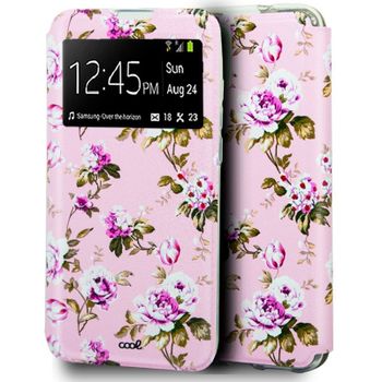 Cool Funda Flip Cover Dibujos Flores para iPhone 12 / 12 Pro