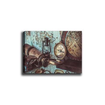 Pintura Decorativa Lienzo Canvas Tablo-167 Multicolor 70x100 Cm