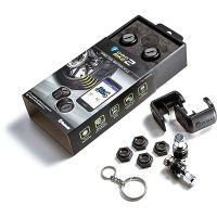 vastago de valvula de neumatico sin camara fobo bike kit bluetooth tpms 2 par negro