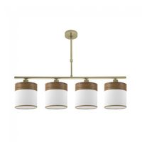 lampara de techo cloe 4 luces
