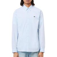lacoste camisa manga larga adult popeline para hombre