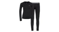 conjunto odlo merino 200 negro para mujer