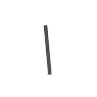 pencil - modulo de luz a bateria zafferano pequeno portatil y recargable ip65 regulador tactil altura 50 cm gris oscuro