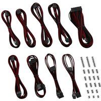 cablemod classic modmesh rt-series asus rogseasonic cable kit - black  red black