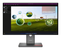 lenovo thinkvision p27q-40 monitor thinkvision 27 led ips quad hd hdmi