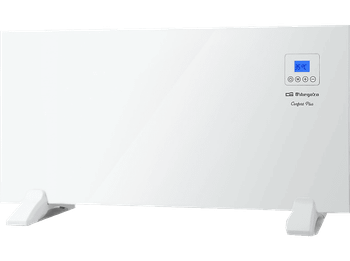 REACONDICIONADO Seminuevo Bueno Emisor térmico - Orbegozo REH 1000, Display LCD, Control digital, 1000W, Blanco
