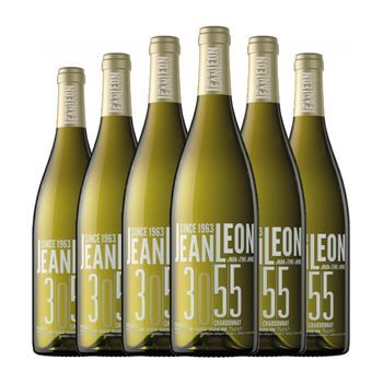 Jean Leon Vino Blanco 3055 Penedès Crianza 75 Cl 13% Vol. (pack De 6 Unidades)
