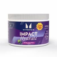 impact hydrate - 280g - 40raciones - chupa chups - grape lollipop