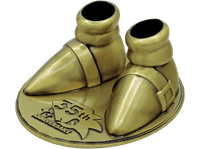 figura - fanattik sonic the hedgehog limited edition 35th anniversary metal boot replicas