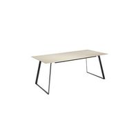 mesa fija rectangular leire con diseno moderno y funcional