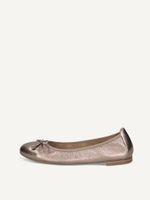 caprice ballerina brown made of leather with block heel size 37