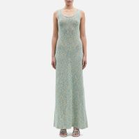 samsoe samsoe saisha 15255 cotton-blend maxi dress - s