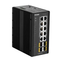 conmutador industrial d-link dis-300g-14psw gestionado l2 poe 10 gigabit
