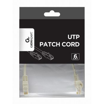 Cable de red UTP CAT6 Gembird latiguillo 0,25 m gris
