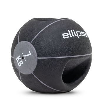 Balón Medicinal Con Asa 7 Kg, Gris Ellipse