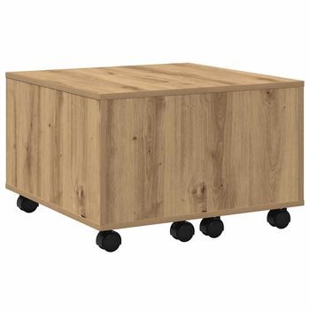 Mesa De Centro，mesa Auxiliar，mesita De Centro Madera De Ingeniería Roble Artisan 60x60x38 Cm