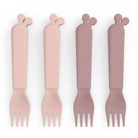 pack de 4 tenedores raffi rosa