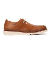 pikolinos para hombre m6l-4274c1 zapatos de piel san juan marron 45 plano cordones casual
