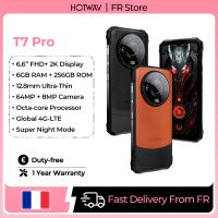 hotwav t7 pro telefono resistente de ocho nucleos pantalla fhd 2k de 66 6gb de ram 256gb de rom camara de 64mp modo super nocturno android 13 bateria de 6280mah doble 4g nfc gps