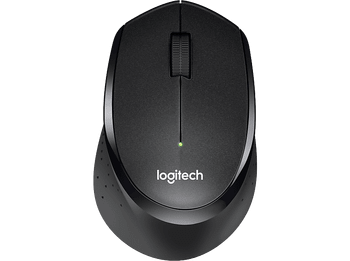 Ratón inalámbrico - Logitech M330 Silent Plus, 1000DPI, 18 meses de pila, USB, Mano derecha, Windows/Mac, Tecnología Touch, Negro