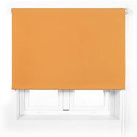 estor translucido premium a medida - estor translucido tamano 80x240 - estor enrollable color naranja  blindecor
