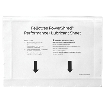 PACK DE 10 HOJAS FELLOWES LUBRICANTES DE ACEITE VEGETAL