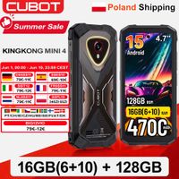 envio desde polonia cubot kingkong mini 4 telefono inteligente resistente pantalla de 47 pulgadas y 90hz 4700mah 6gb128gb nfc 48mp android 15