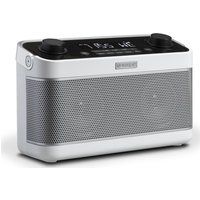 roberts blutune 5 portable dabr bluetooth radio - white white
