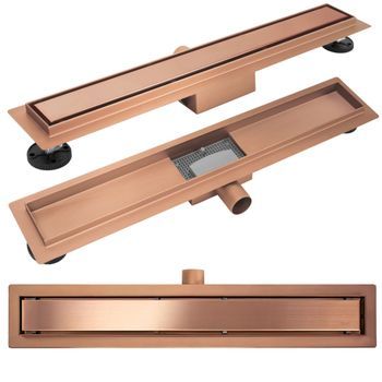 Drenaje Lineal Rea Neox 100 Brush Copper