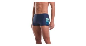Traje de bano nike swim logo graphics azul hombre