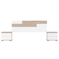 cabecero  mesitas noche erika habitacion matrimonio dormitorio moderno camas de 150 cm
