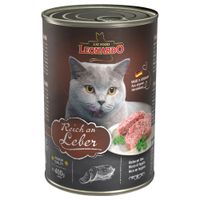 leonardo all meat 24 x 400 g - pack ahorro - rico en higado