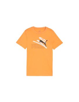 Camiseta Puma Essentials+ AB Summer Clementine Infantil