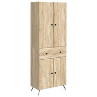 2 uds roble sonoma vidaxl