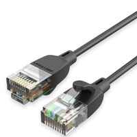 cable de red vention ibibj cat6a 5m chapado en oro negro