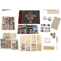 set de papeleria con scrapbook up pixar