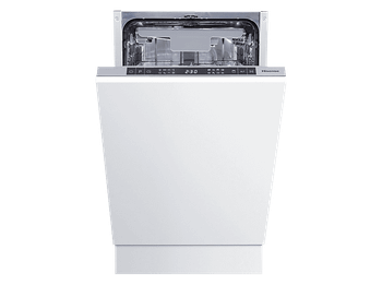 Lavavajillas integrable - Hisense HV543D10, 11 servicios, 7 programas, 44.8 cm, Tercera bandeja, Inverter, Sin Panelar